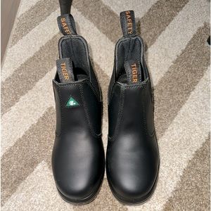 Tiger Safety CSA Women's Steel Toe Leather Work Safety Chelsea Boots 925